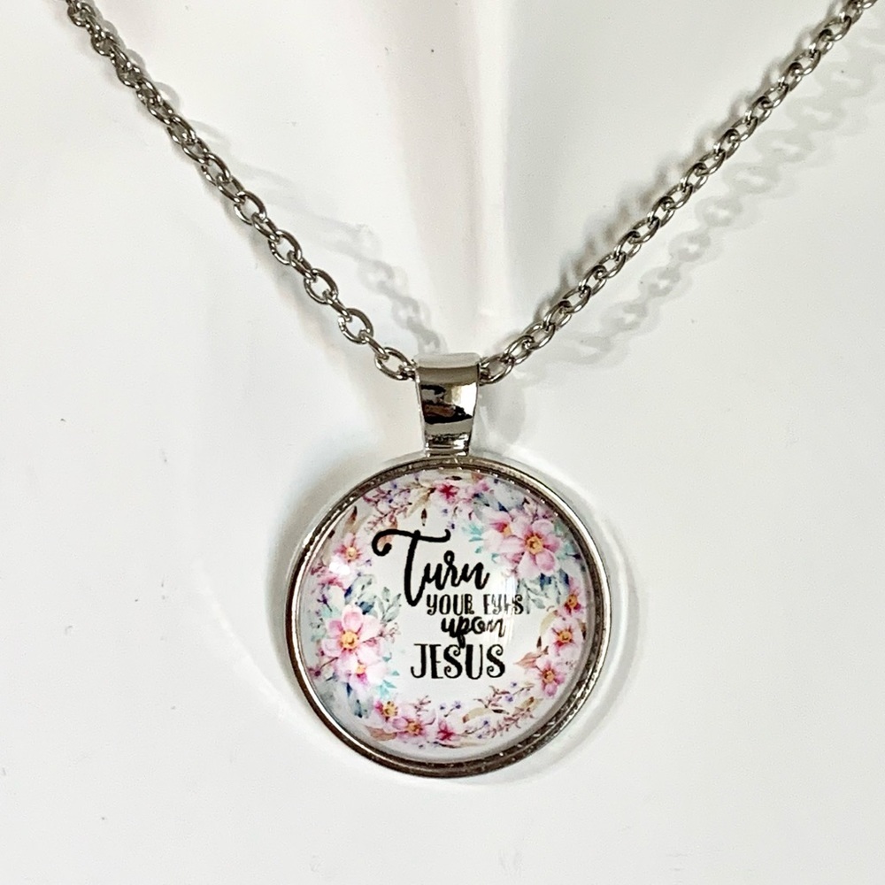 Faith based pendant necklace.